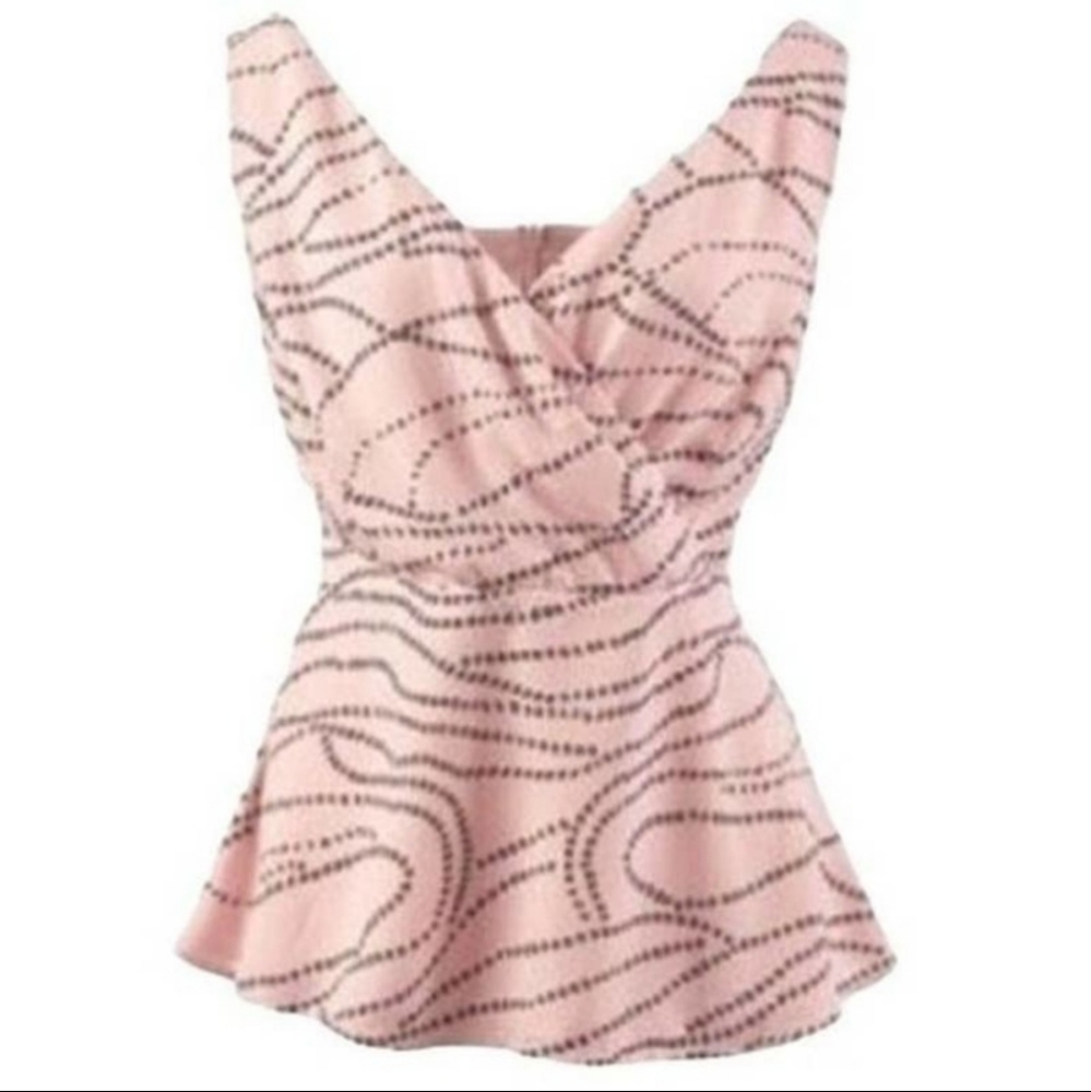 Chiffon peplum "Sofia" cami tank